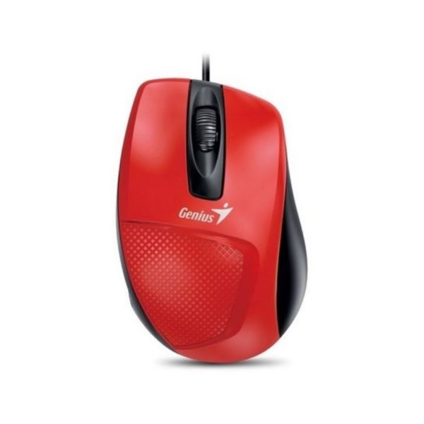 Mouse Alambrico Genius Ergonomico DX-150X USB Rojo