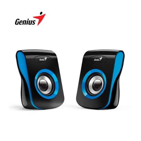 Parlante Estereo Sp-Q180 Usb Power Azul Genius