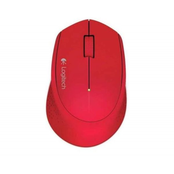 MOUSE M280 Logitech Inalámbrico Receptor USB Compatible Win-Mac-Unifying Duración Batería Hasta 18 Meses Garantía 1Año-ROJO