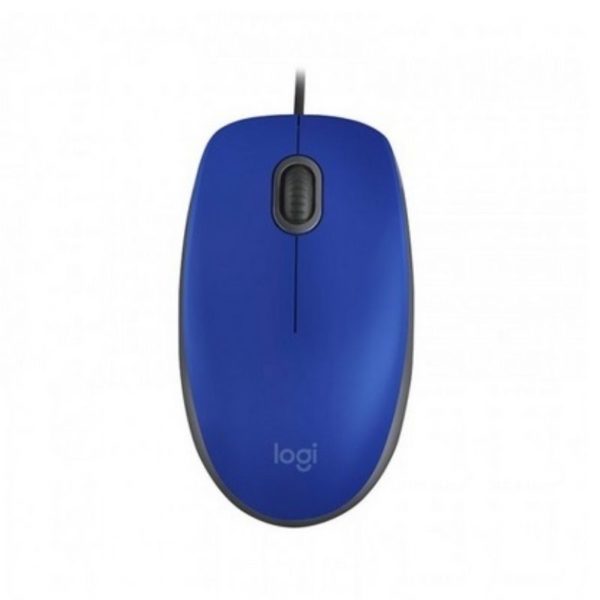 Mouse Alambrico M110 Silent Logitech Optico Azul