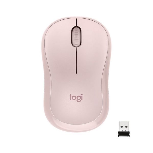 Mouse Inalámbrico Silencioso M220 rosado