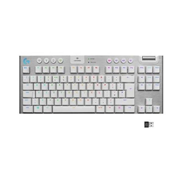 Teclado logitech G915 gaming color blanco