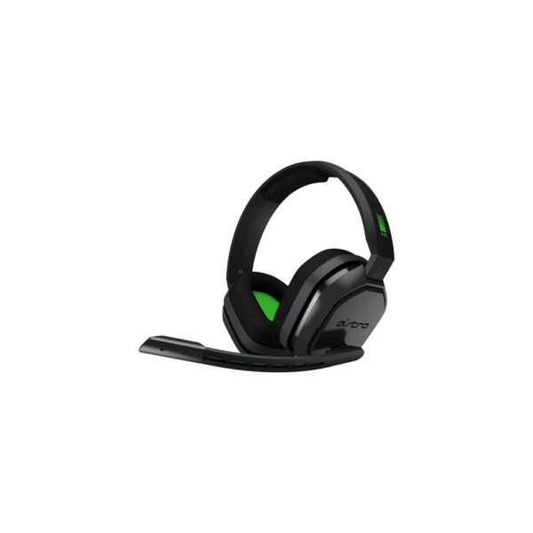 DIADEMA ASTRO A10 Logitech Gaming Alámbrica Plug3.5mm/USB Xbox Micrófono Cancela ruido Cable 2Metros Garantía 1Año-NEGRA-VERDE