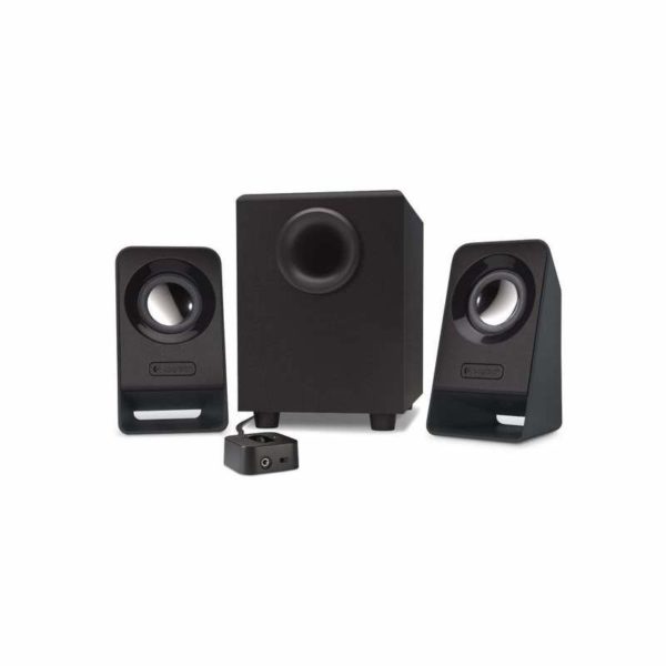 Parlante Z213 2.1 Logitech Potencia 7W Subwoofer 4W Plug 3.5mm Negro