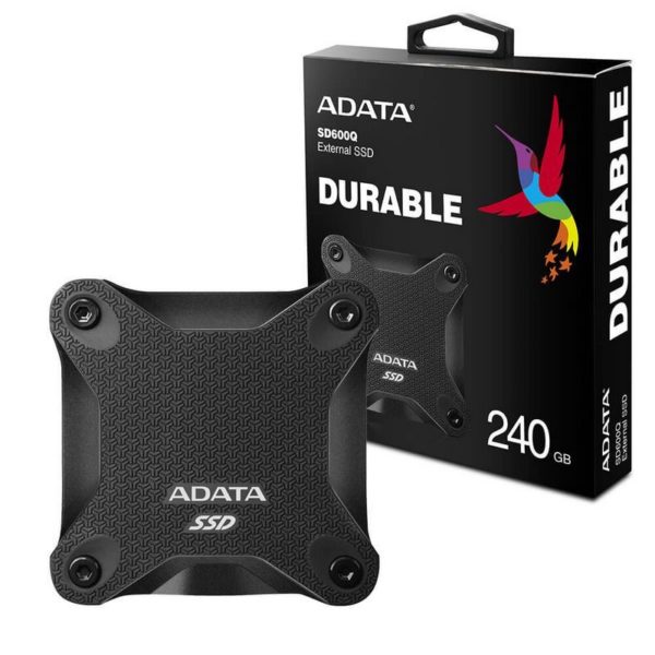 Disco duro SSD Externo Adata 240GB SD600 Negro