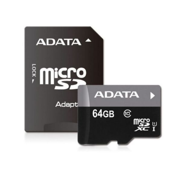 Adata Memoria Micro SD Con Adaptador SD 10UHS 64GB