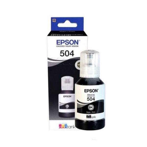 Botella Epson T504120-AL NEGRO L4150 / L4160  (7.500 paginas)