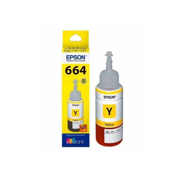 Botella Epson T664420 – Yellow IMPRESORA EPSON L200/210/350/355/555 (7.500 paginas)