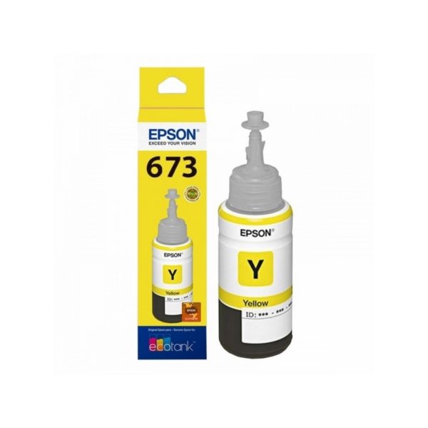 Botella Epson T673420-AL – ECOTANK Yellow L800/L805 (1800 fotos 10 x 15 cm)