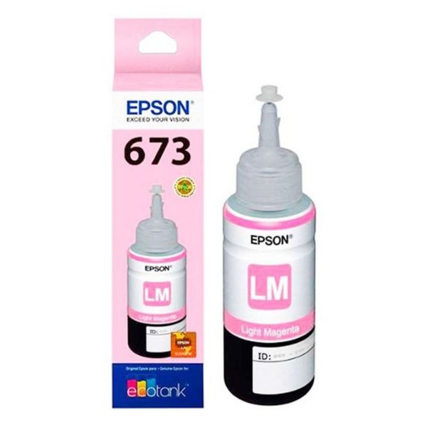 Botella Epson T673620-AL – ECOTANK Light Magenta L800/L805 (1800 fotos 10 x 15 cm)