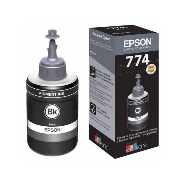 Botella Epson T774120-AL – Black pigmentada  M200 (6.000 paginas)