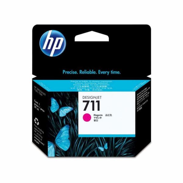 Pack de ahorro de 3 cartuchos de tinta DesignJet HP 711 de 29 ml magenta