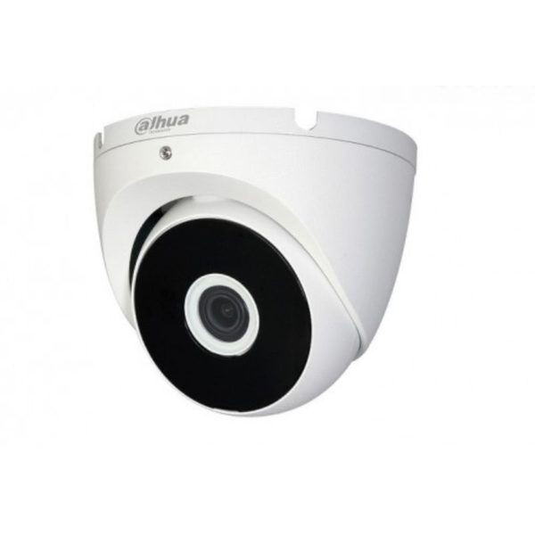 Camara Dahua Domo, 2MP, Lente fijo 3,6mm, 4en1 (CVI/TVI/AHD/CVBS), Metal, Smart IR20m, IP67, 12VDC.