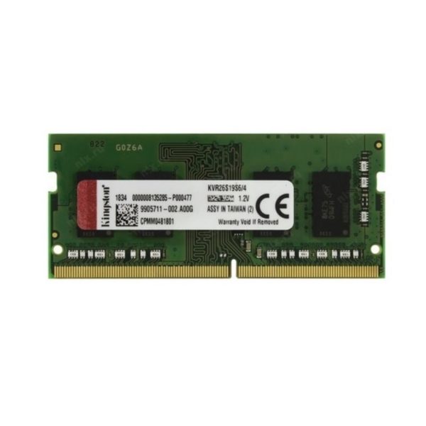 Memoria Ram Kingston para Portátil 4GB DDR4 2666MHz