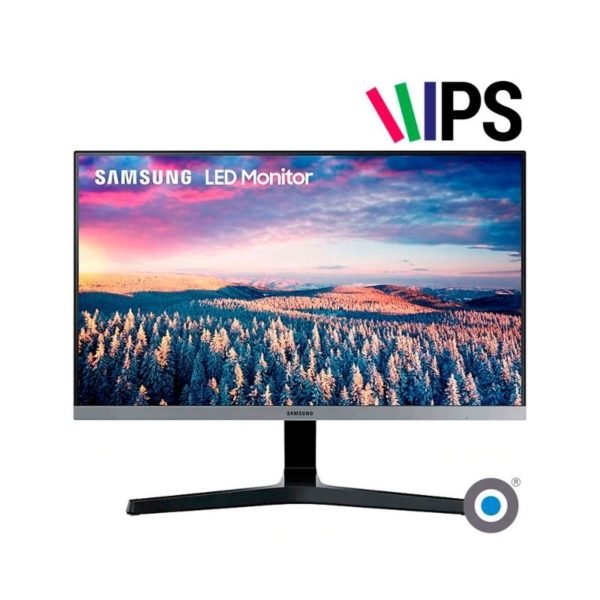 SAM MONITOR  SAMSUNG PLANO    Pantalla 27    1920 x 1080 Panel IPS  75 HZ  5 MS  HDMI y VGA  Brillo 250 cd / ?