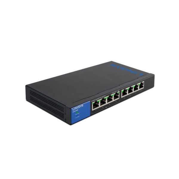 Switch Gigabit PoE 8Ptos de escritorio empresarial LGS108P