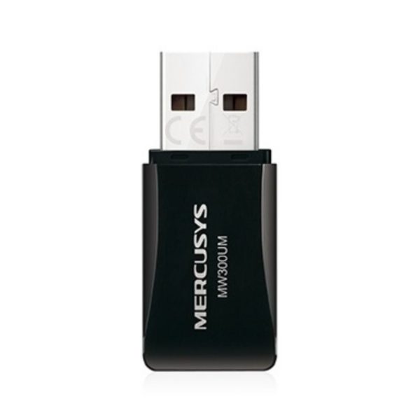 Adaptador Mini Mercusys  USB 2.0 inalámbrico de 300Mbps