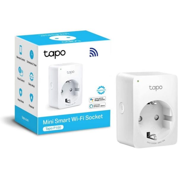 Mini Enchufe Inteligente Wifi, Tp-link, Tapo P100 (1-pack)