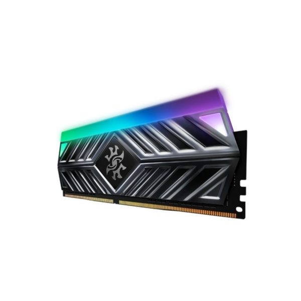 Memoria Ram AdataI DDR4 de 16GB, iluminación RGB, Velocidad de 3200 MHz, Negro