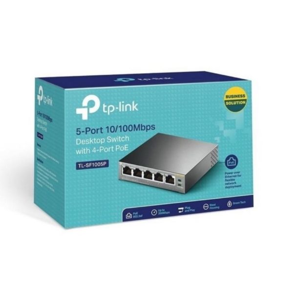 Switche TP-LINK PoE 10/100 de 5 Puertos