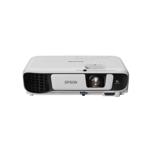 Videoproyector Epsob PowerLite W52+/Tecnología: 3LCD /(4.000 lumens en Blanco y Color – Resolución WXGA)