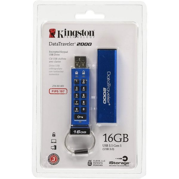 Usb kingston DT2000 USB 3.0 – DataTraveler 2000 w/256bit