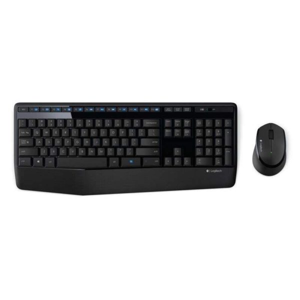 Combo Teclado y Mouse MK345 Logitech Español Inalámbrico Receptor USB Negro