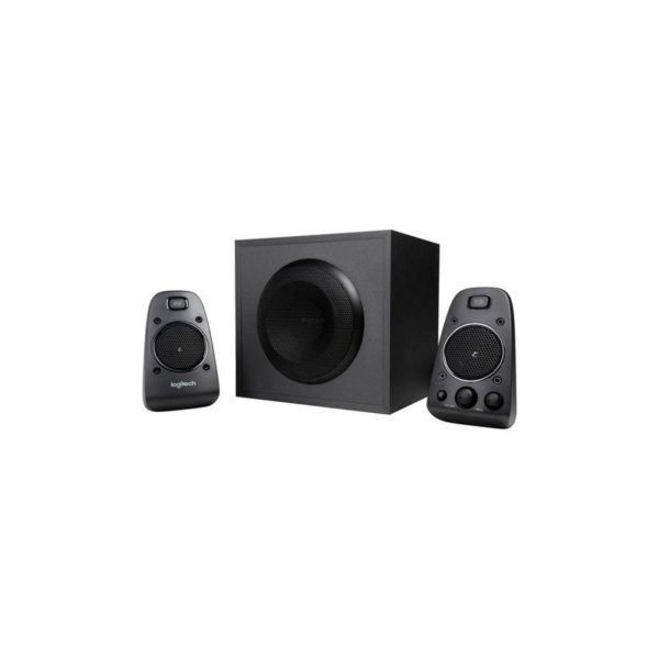 PARLANTE Z625 2.1 Logitech Potencia 200W Subwoofer 130W Plug 3.5mm/RCA Compatible PC-Cell-Tablet Certificación THX Garantía 2Años-NEGRO