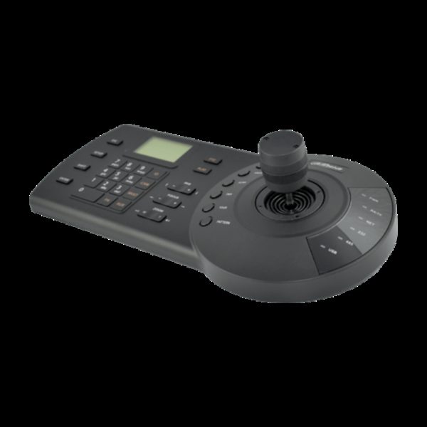 Controlador Joystick para Domo PTZ HDCVI, Analogo e IP, Pantalla LCD, USB, RS485, RS232, RJ-45, PELCO-D/PELCO-P/PELCO-D1/PELCO-P2