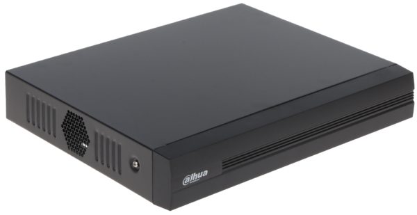 Grabador Dahua NVR, 8 Canales, hasta 8MP, 80 Mbps, H265+/H264+, 1HDD (Maximo 8TB, Disco duro no cincluido), 8 canales POE.