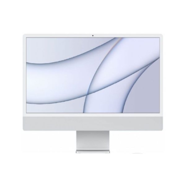 iMac con pantalla Retina 4,5K de 24 pulgadas: Chip M1 de Apple con CPU de ocho núcleos y GPU de ocho núcleos, 8GB RAM – 512 GB – Plata