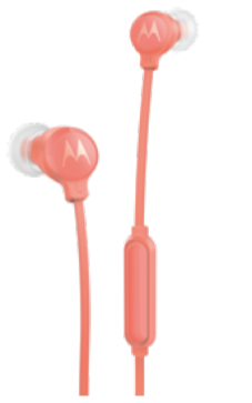 Audifono cable Earbuds 3s Peach