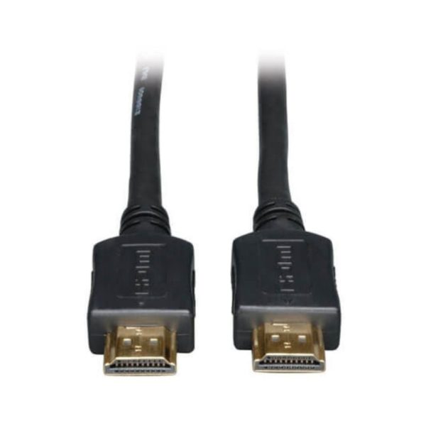 Cable HDMI de velocidad estándar, Video Digital con Audio (M/M), Negro, 15.24 m [50 pies]