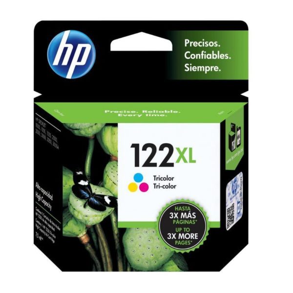 CARTUCHO HP TRICOLOR  122XL DESKJET 1000 2050 3050 330 PAG