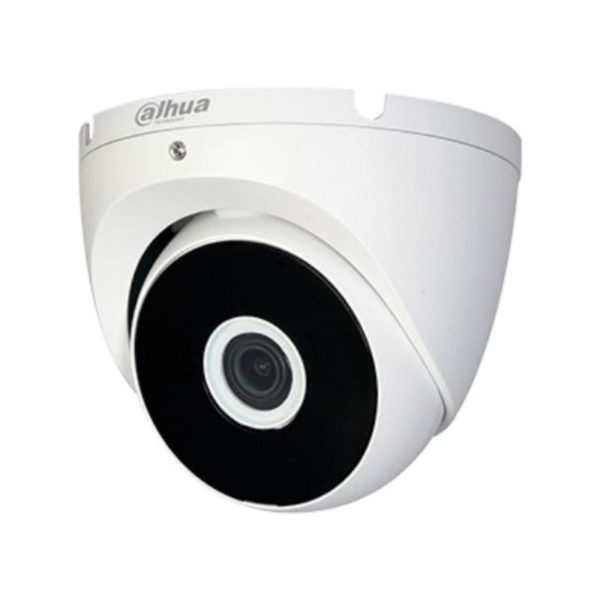 Camara Dahua Domo, 2MP, Lente fijo 2,8mm, 4en1 (CVI/TVI/AHD/CVBS), DWDR, Smart IR20m, Metalica, 12VDC.