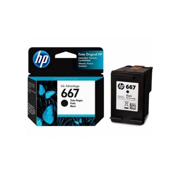 CARTUCHO HP NEGRO 667 HP DESKJET INK ADVANTAGE 1216,1275,2335,2374,4175 120 pag