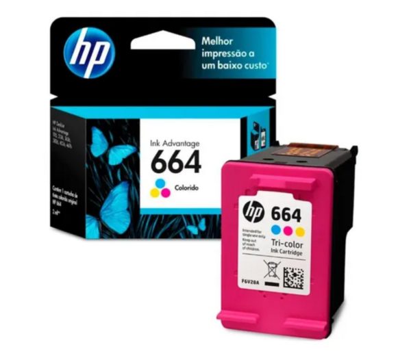 Cartucho HP tricolor 664 Deskjet