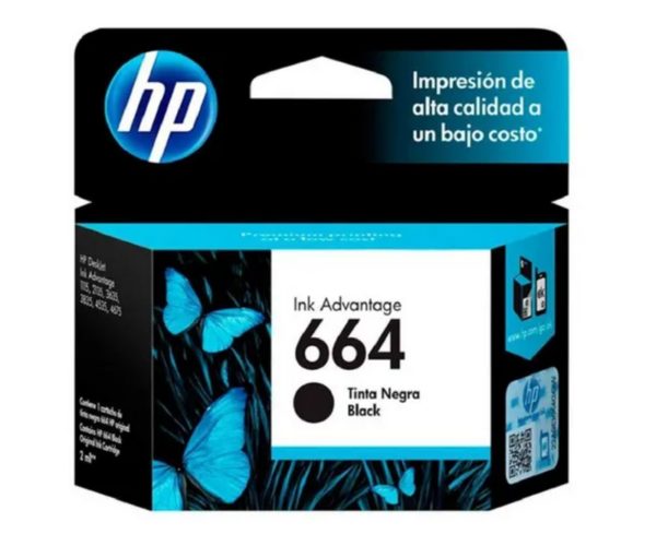 Cartucho Hp 664 Negro Original