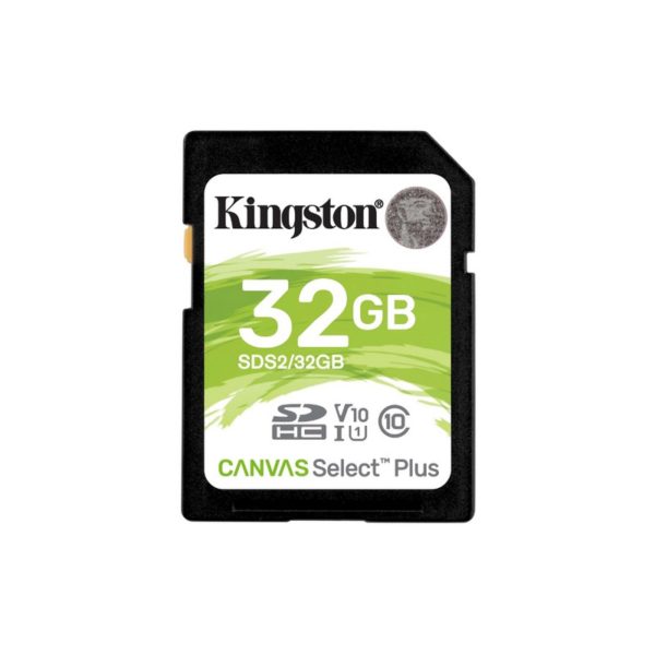 32GB SDHC Canvas Select Plus 100R C10 UHS-I U1 V10