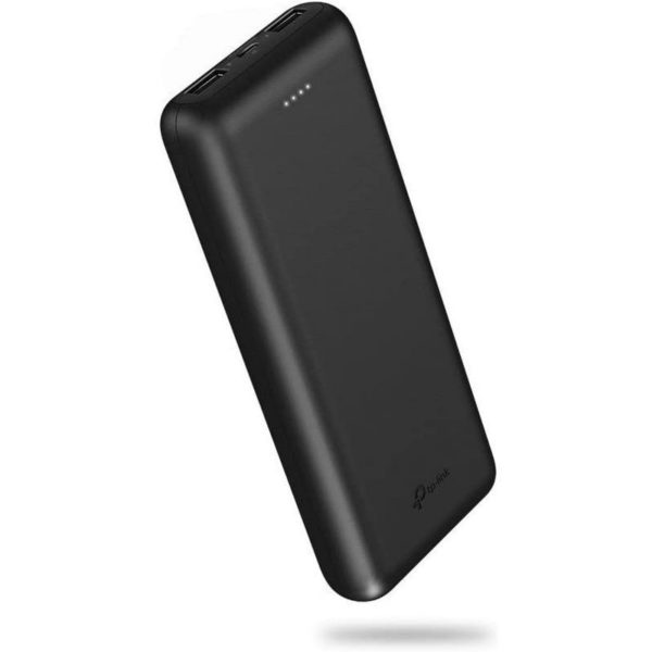 Power Bank TPLINK 20000mAh; Bateria de Polimero; Diseño Compacto. Delgada y Fácil de llevar; Tecnología de Carga Tp-Link que identifica los dispositivos conectados para una carga segura y rápida;Doble USB para cargar dos dispositivos al mismo tiempo( 5V/2.1A max per port, total 5V 2.1A ); Sistema de seguridad Multprotección y las celdas de batería de alta calidad garantizan una protección completa para usted y sus dispositivos.;  Compatible con Apple, Samsung, HTC , Smartphones LG y Tablets, y o