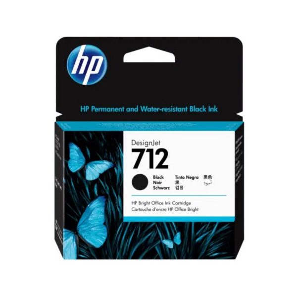 Cartucho de tinta DesignJet HP 712 de 80 ml negro