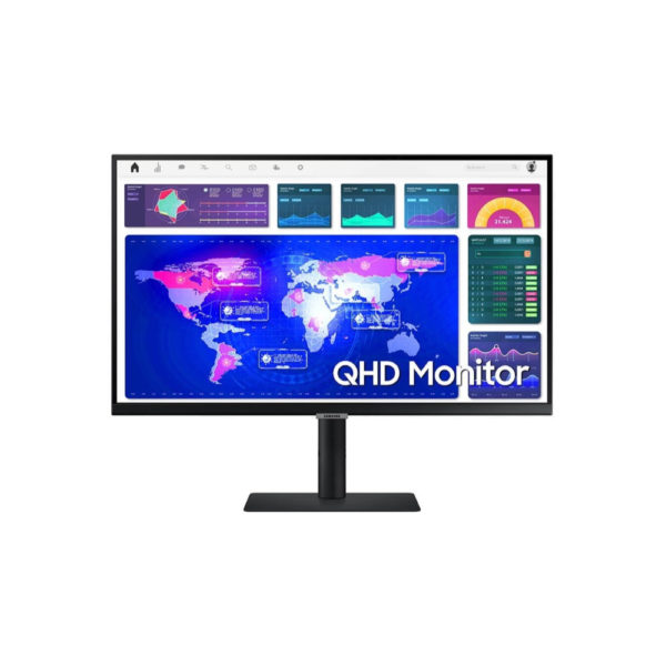 Monitor Samsung Plano IPS 27  Altura ajustable